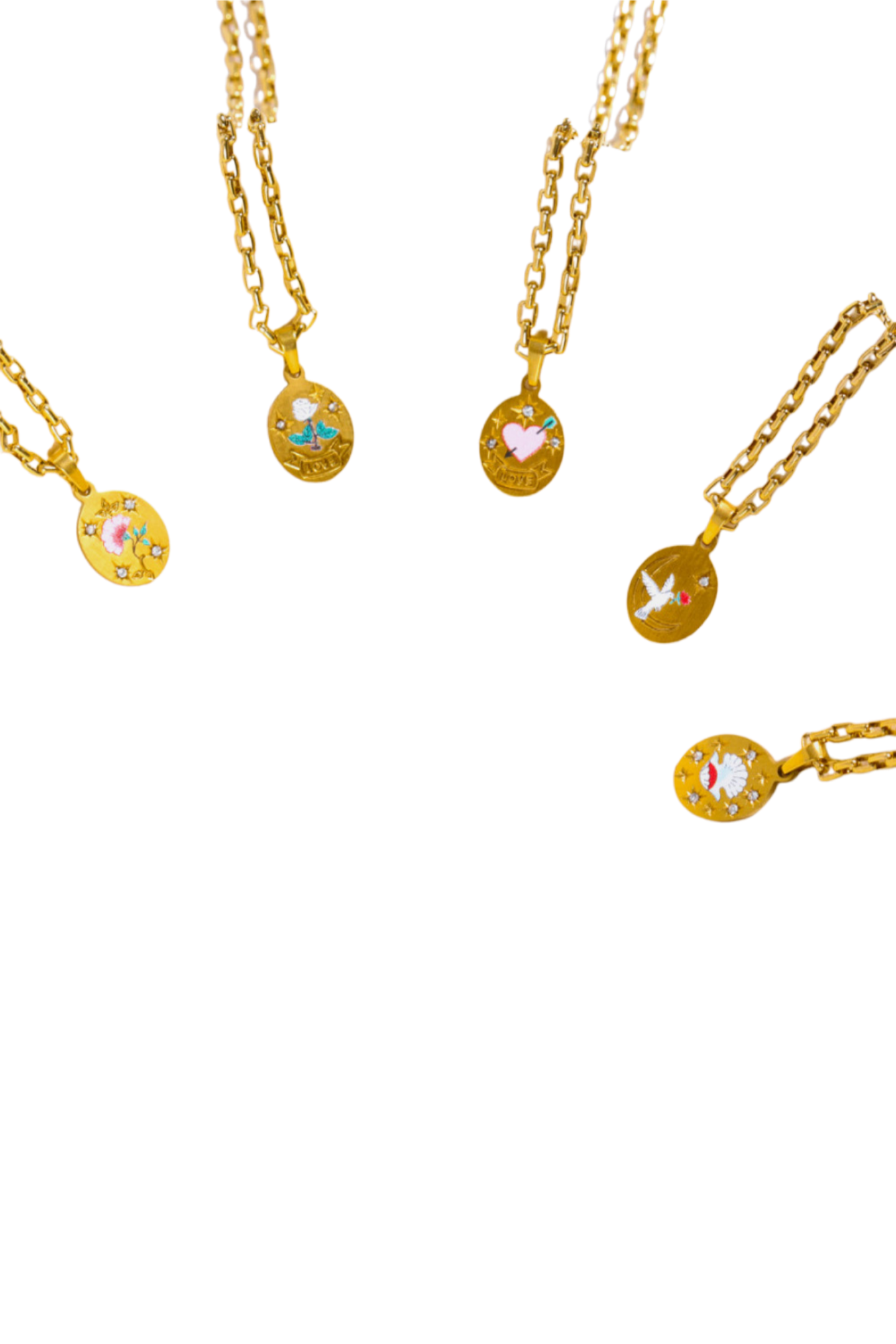 Stainless Steel 18K Gold-Plated Necklace