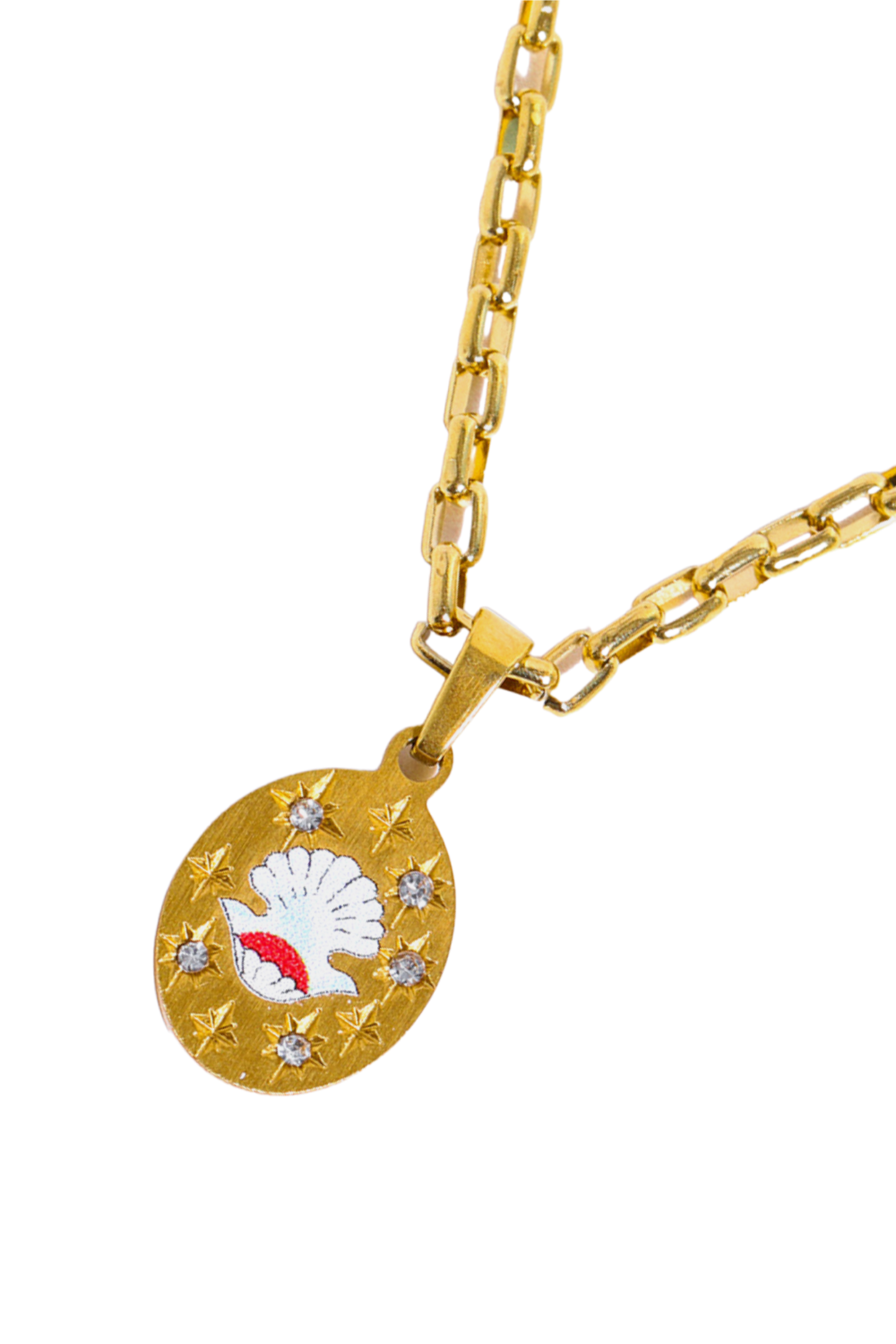 Stainless Steel 18K Gold-Plated Necklace