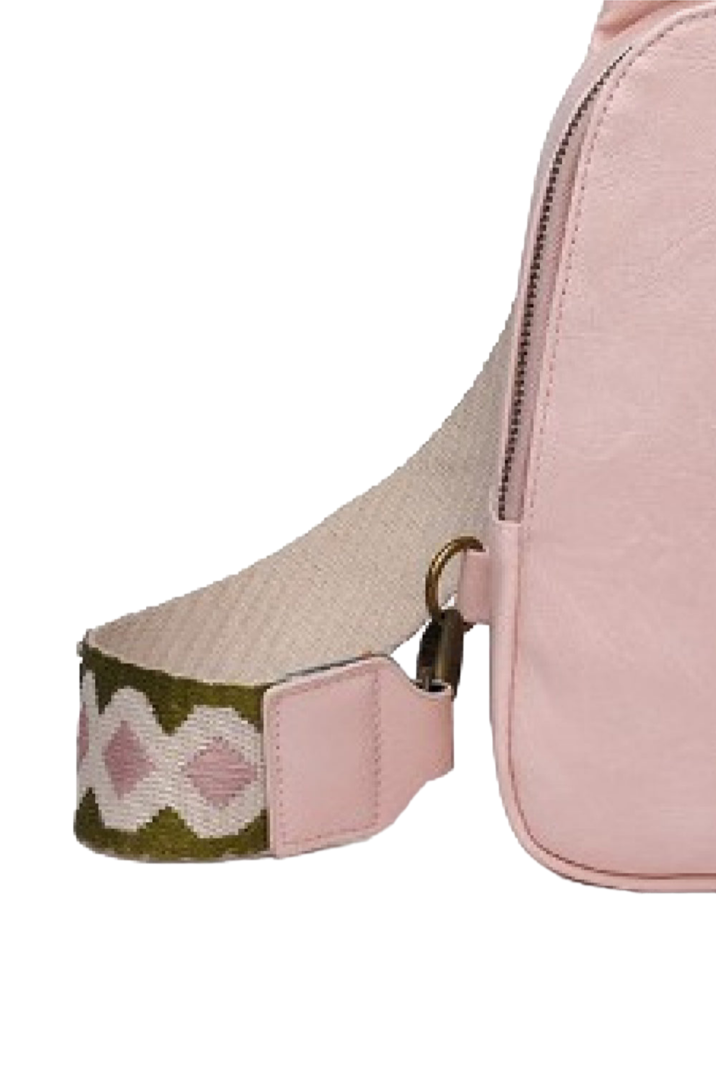 Random Pattern Adjustable Strap PU Leather Sling Bag