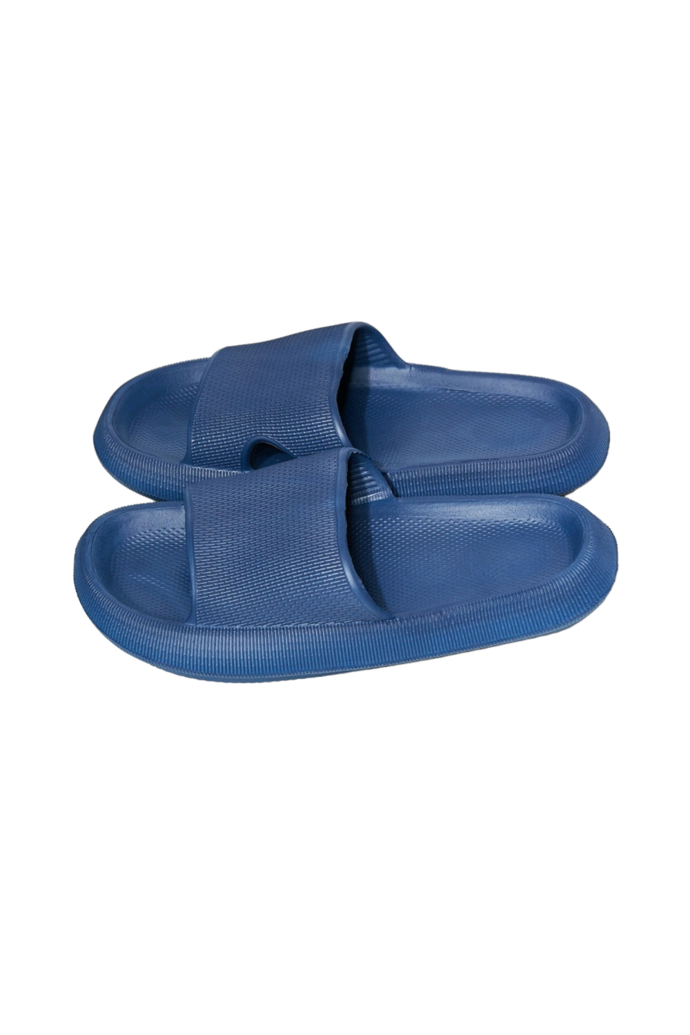 MMShoes Arms Around Me Open Toe Slide in Navy