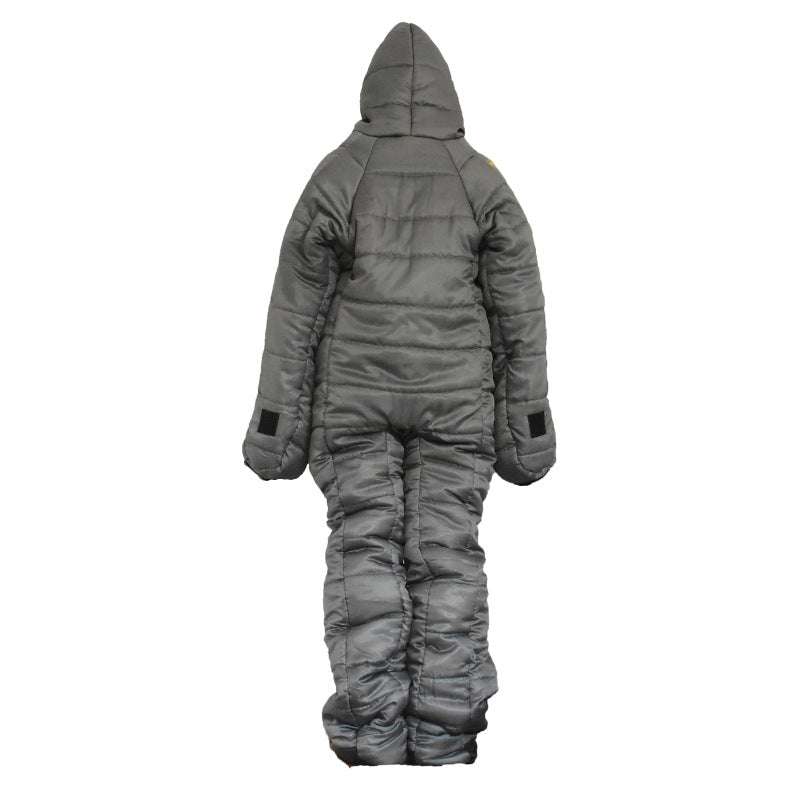 Alien Sleeping Bag Polyester Fiber Wearable Lazy Bag Comfortable Durable Sleeping Bag Funny Full Body Rest Bags Warm Hiking Tool