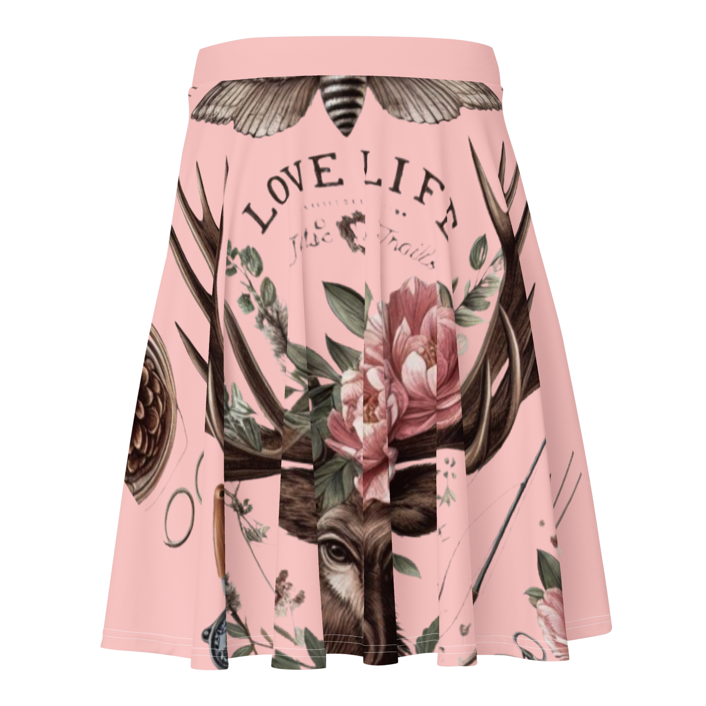 Soft Pale Pink Skater Skirt