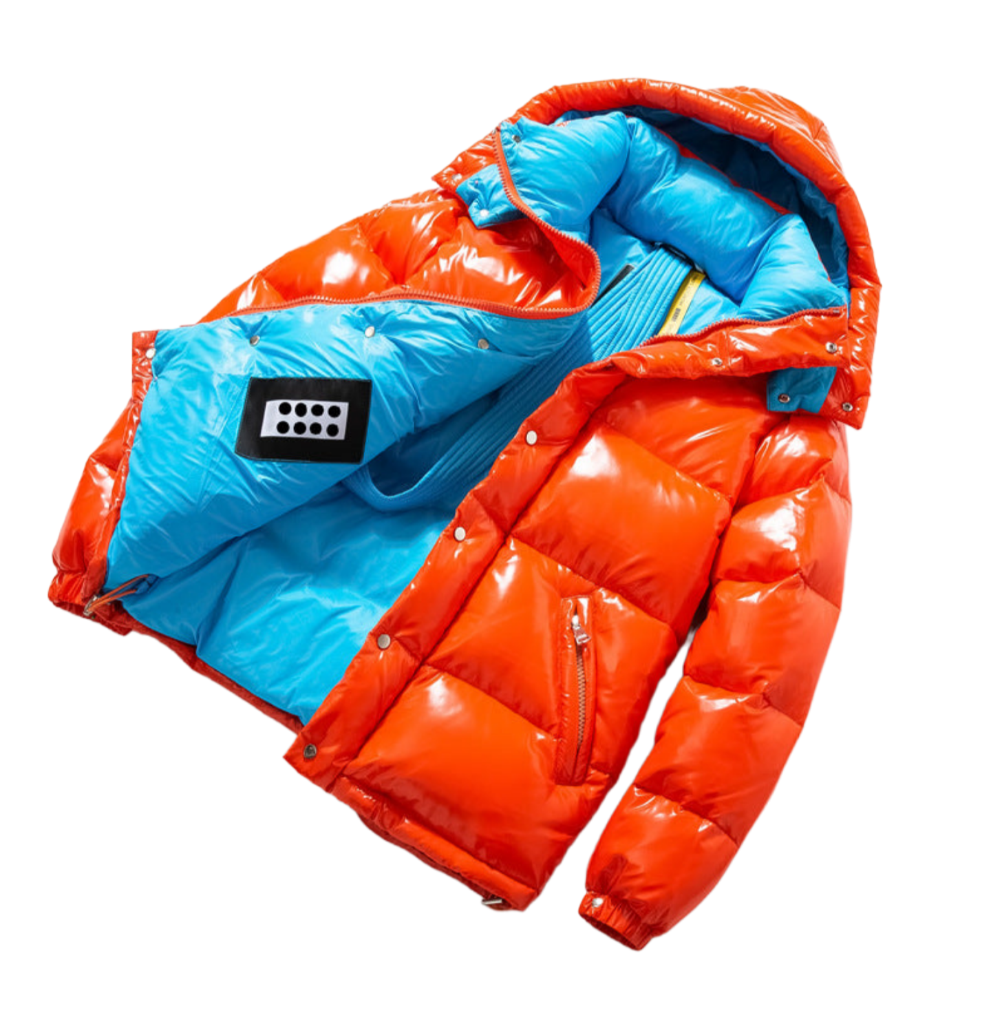 Glossy Down Jacket For Young Men And Women Couples