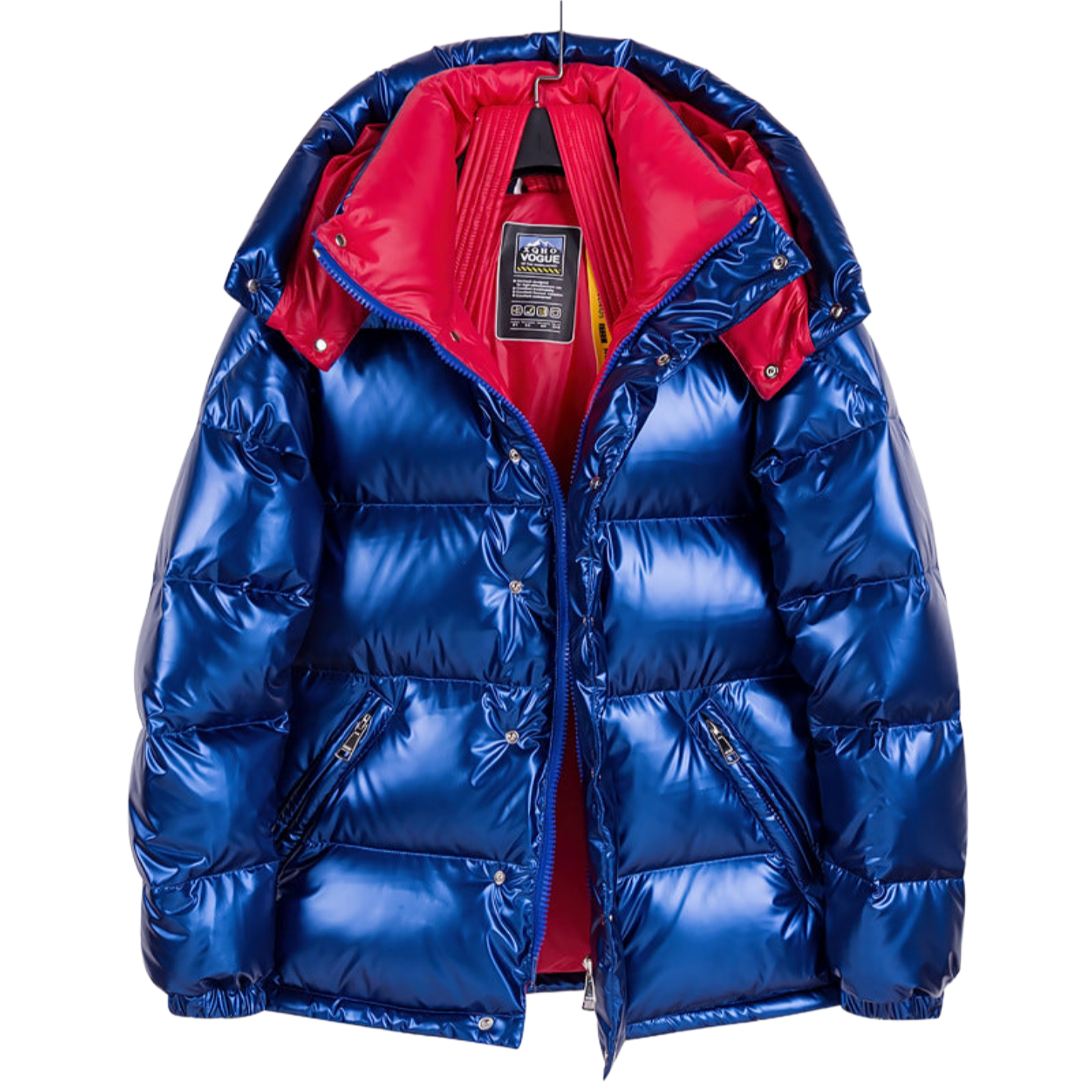 Glossy Down Jacket For Young Men And Women Couples