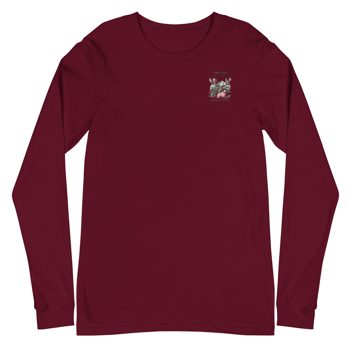Unisex Long Sleeve Tee Exclusive Love Life Live Outdoors MRRL&O Print Designs