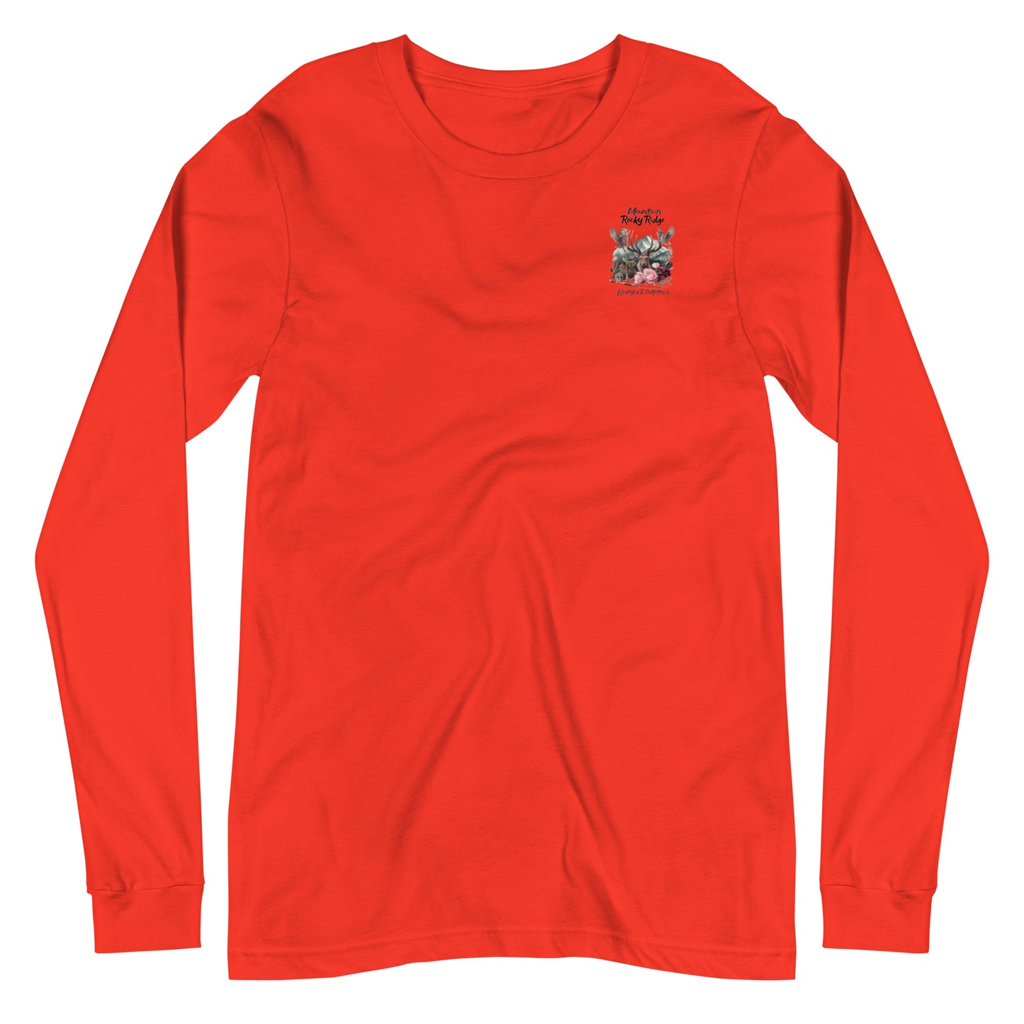 Unisex Long Sleeve Tee Exclusive Love Life Live Outdoors MRRL&O Print Designs
