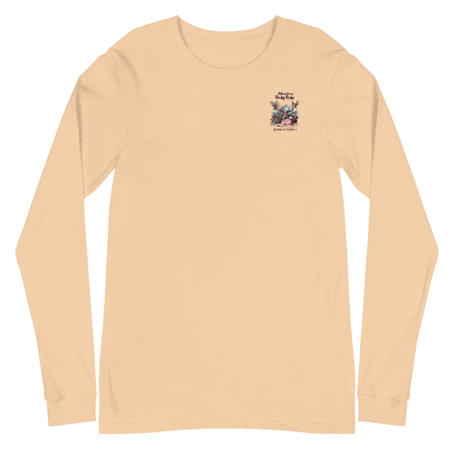 Unisex Long Sleeve Tee Exclusive Love Life Live Outdoors MRRL&O Print Designs