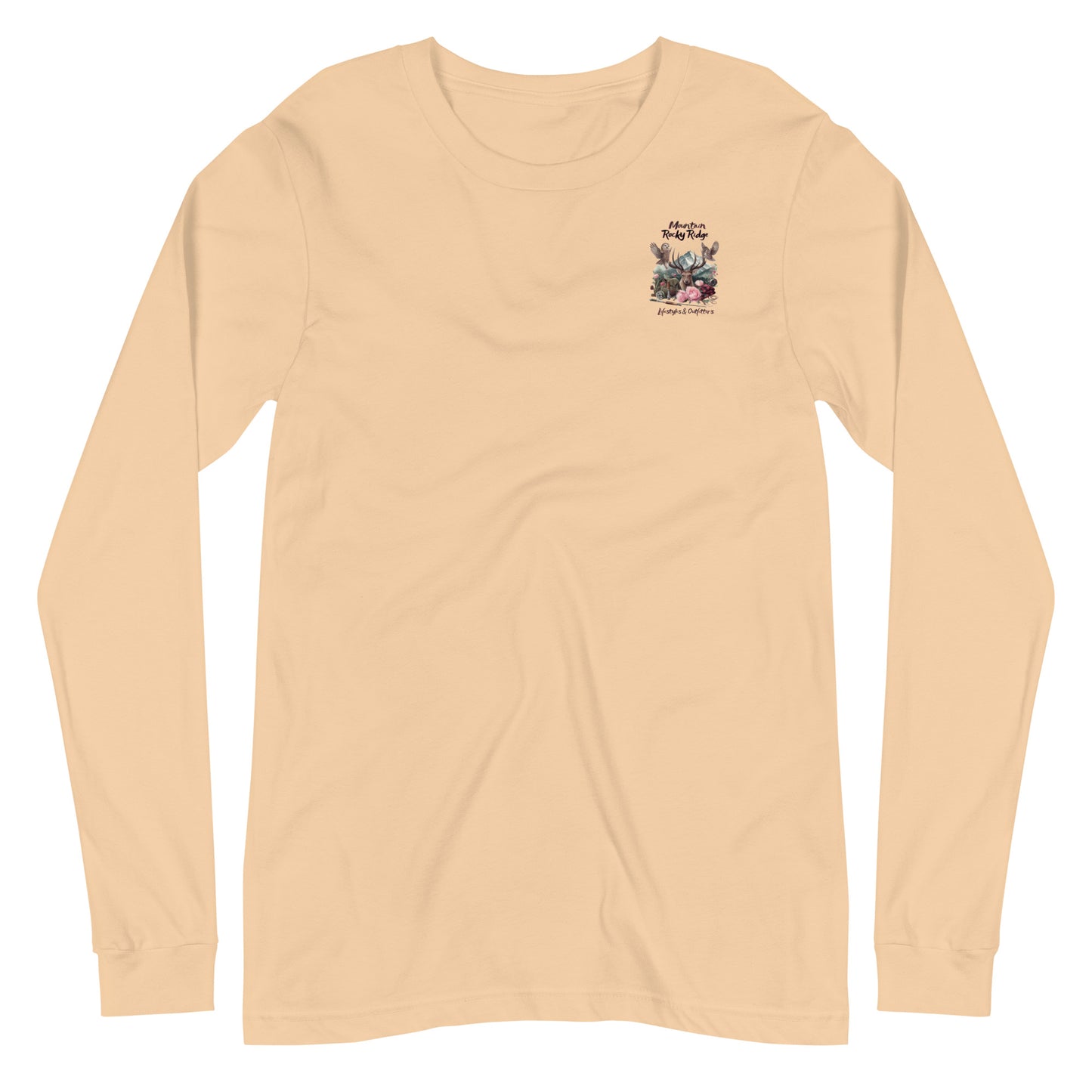 Unisex Long Sleeve Tee Exclusive Love Life Live Outdoors MRRL&O Print Designs