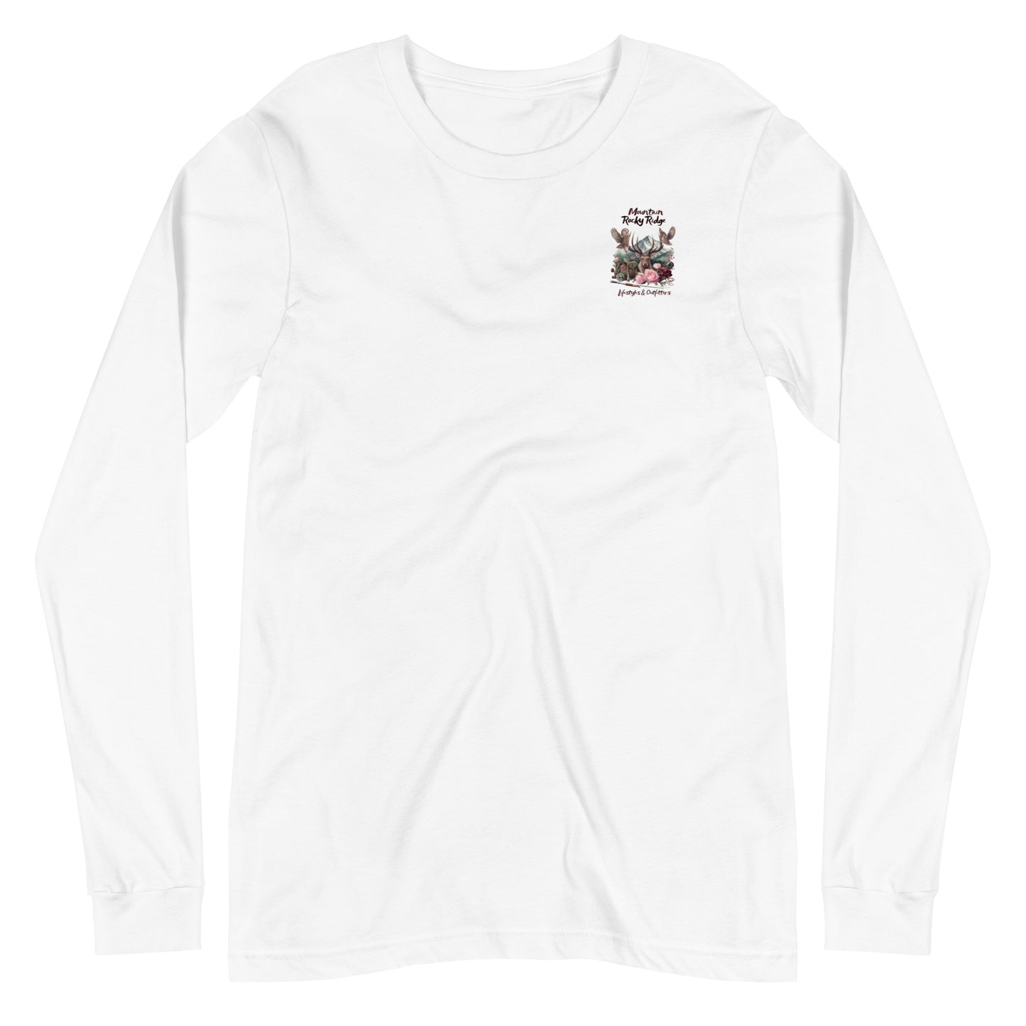 Unisex Long Sleeve Tee Exclusive Love Life Live Outdoors MRRL&O Print Designs