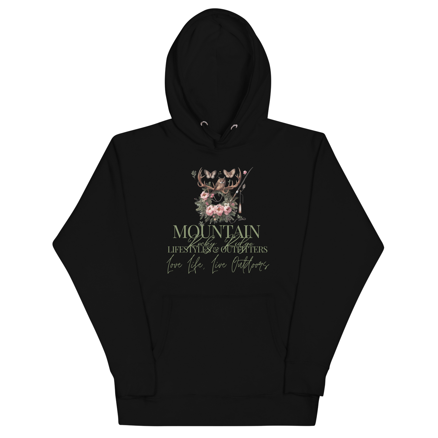 Unisex Hoodie Exclusive Love Life Live Outdoors MRRL&O Print Designs