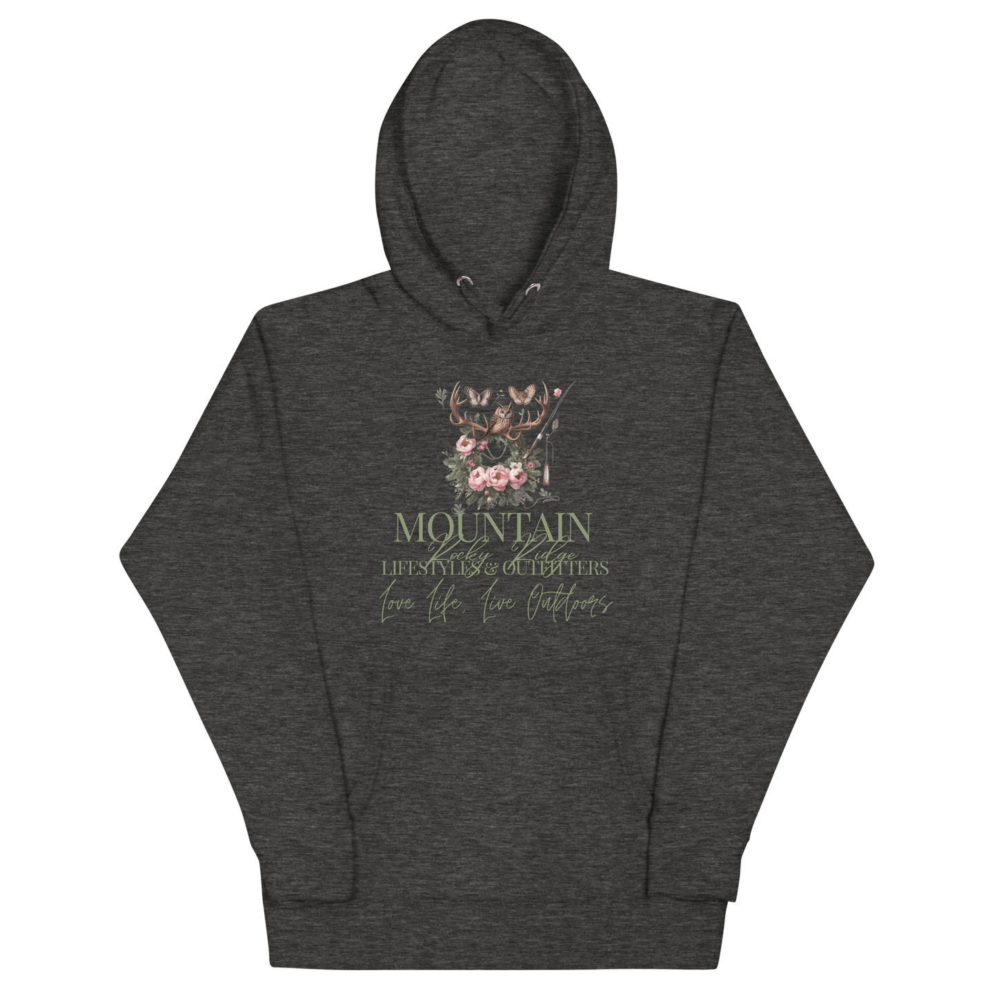 Unisex Hoodie Exclusive Love Life Live Outdoors MRRL&O Print Designs