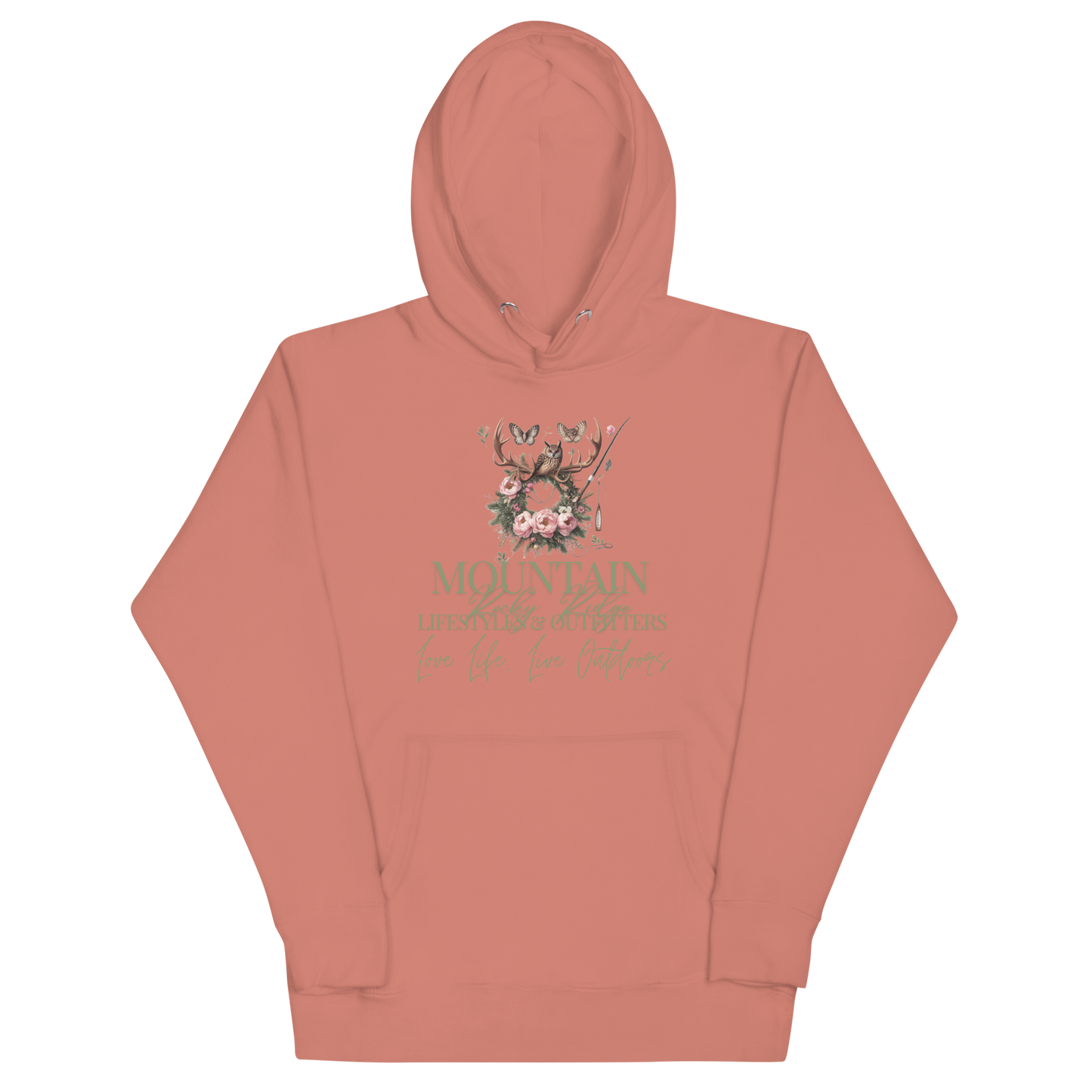 Unisex Hoodie Exclusive Love Life Live Outdoors MRRL&O Print Designs