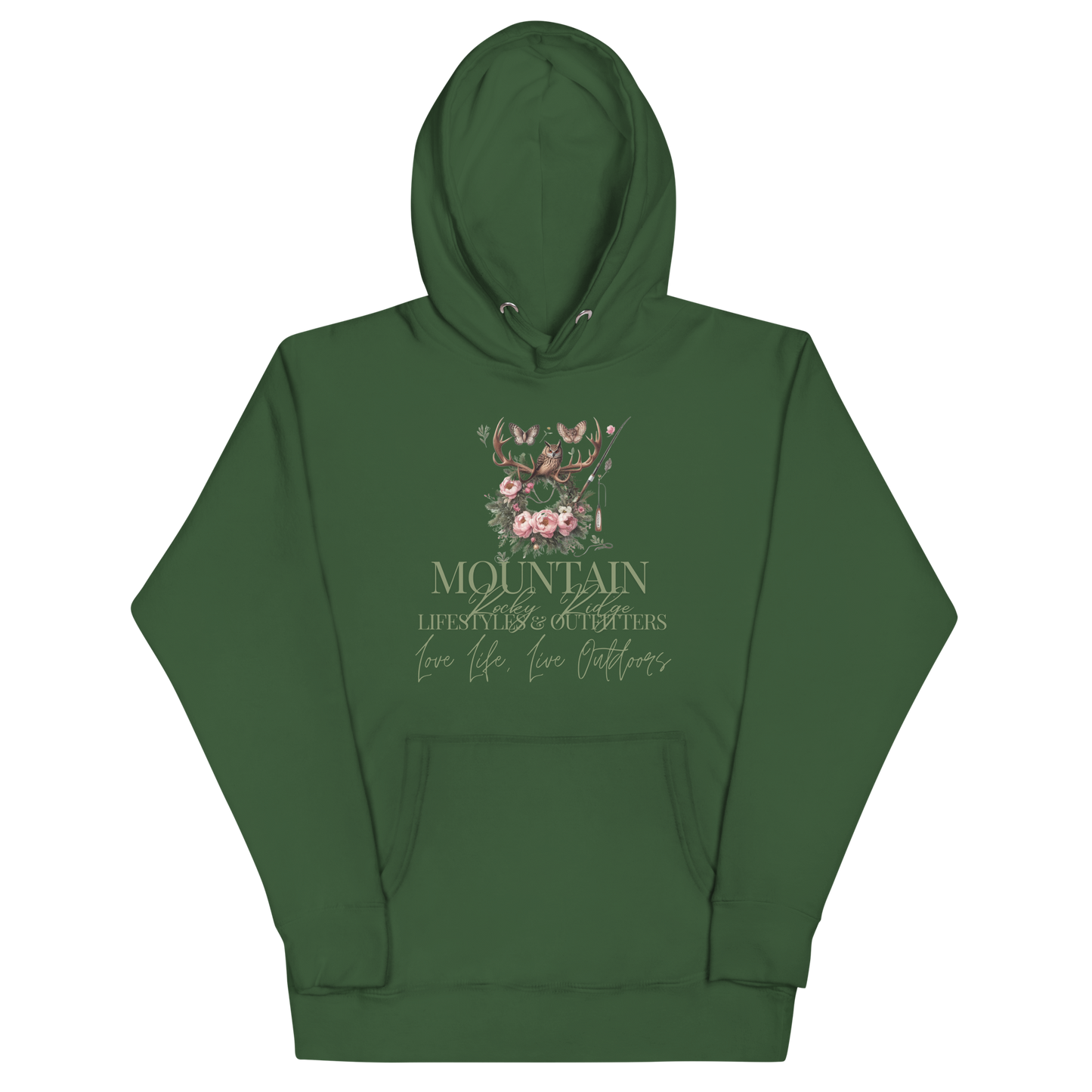 Unisex Hoodie Exclusive Love Life Live Outdoors MRRL&O Print Designs