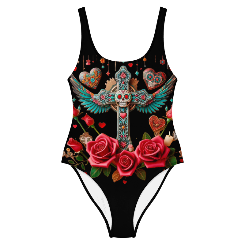 Black One-Piece Swimsuit