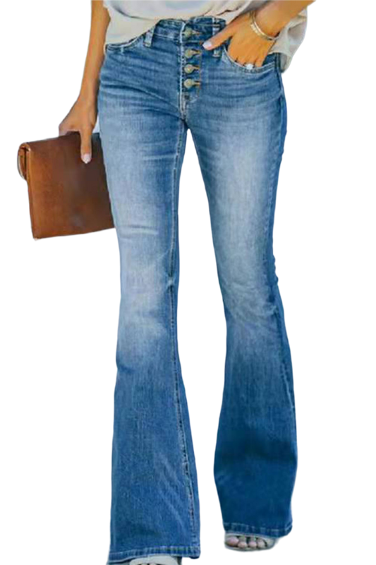 Wide Leg Long Jeans