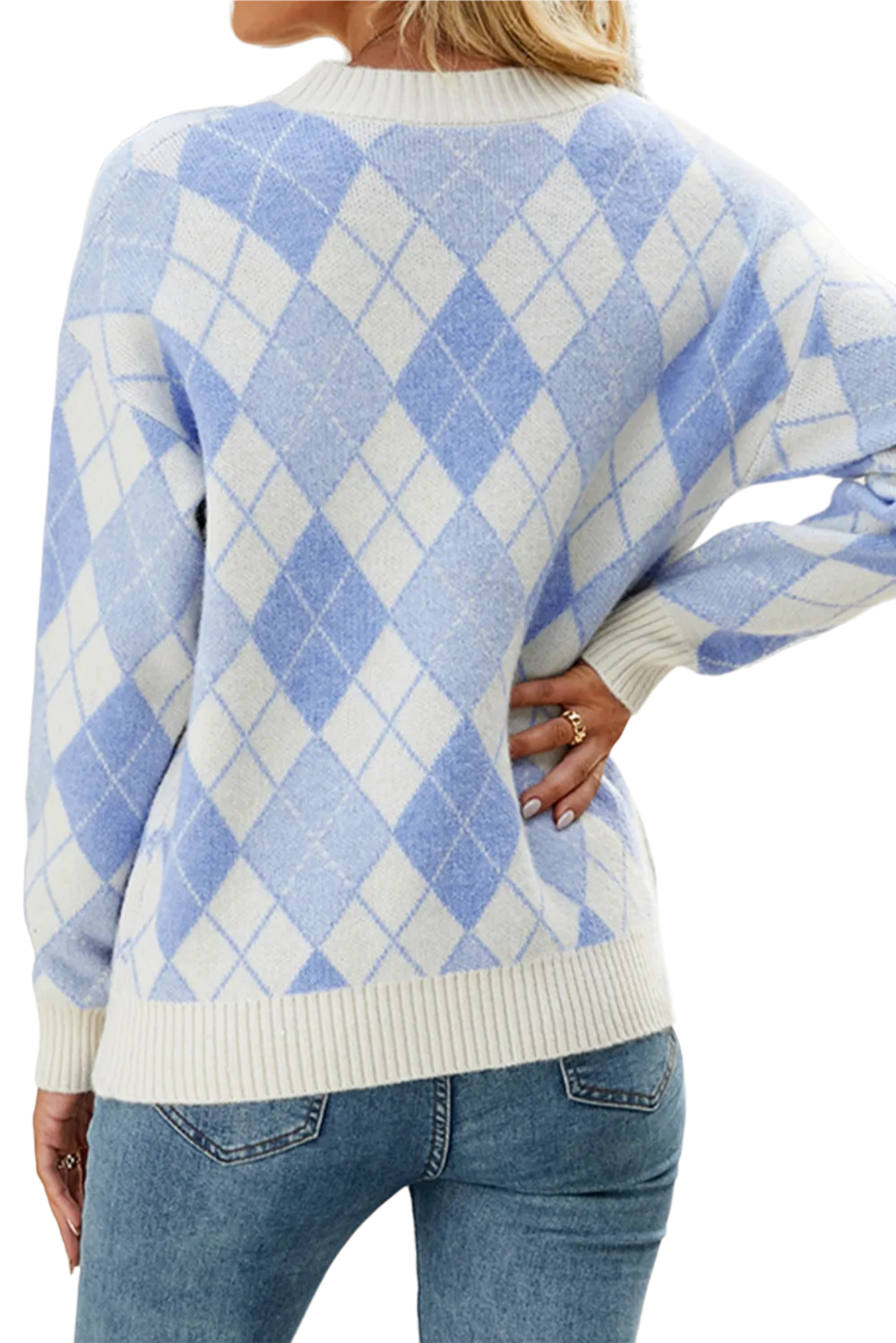 Round Neck Long Sleeve Sweater