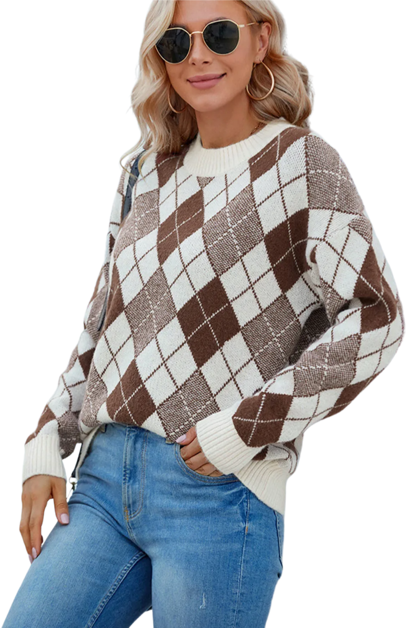 Round Neck Long Sleeve Sweater