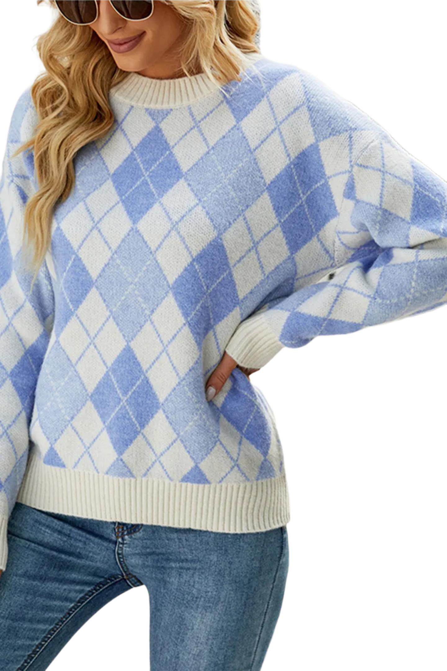 Round Neck Long Sleeve Sweater