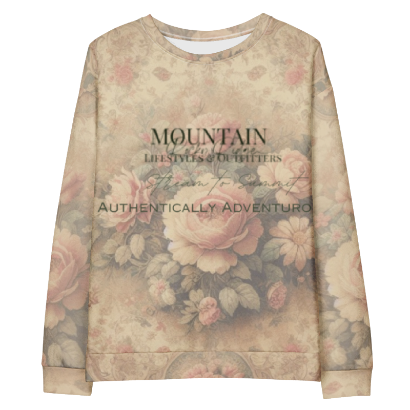 Stream To Summit Authentically Adventurous MRRL&O Sweatshirt Exclusive Print Designs