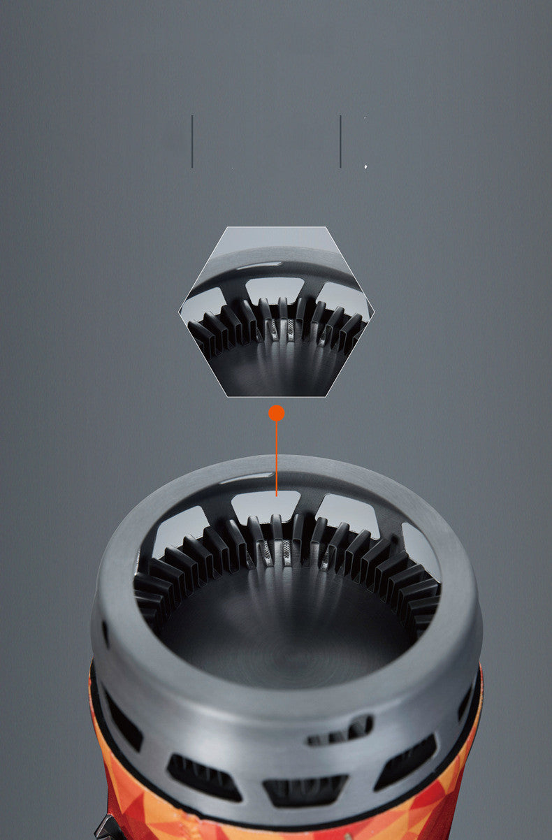 All-In-One Windproof Gas Stove Pot Heat Single Boiler Head Cover Pot Lightweight