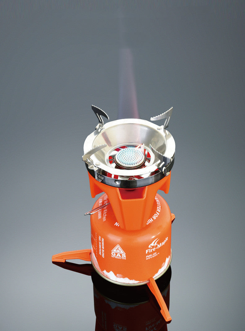 All-In-One Windproof Gas Stove Pot Heat Single Boiler Head Cover Pot Lightweight