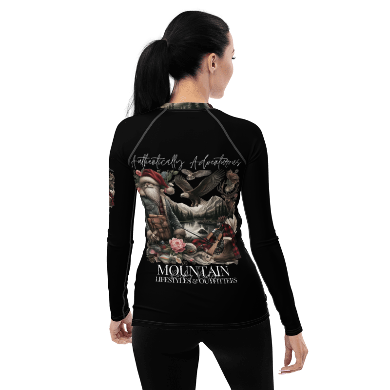 Women's Rash Guard Exclusive Love Life Live Outdoors MRRL&O Print Designs