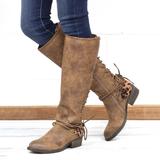 Lace-up women's boots