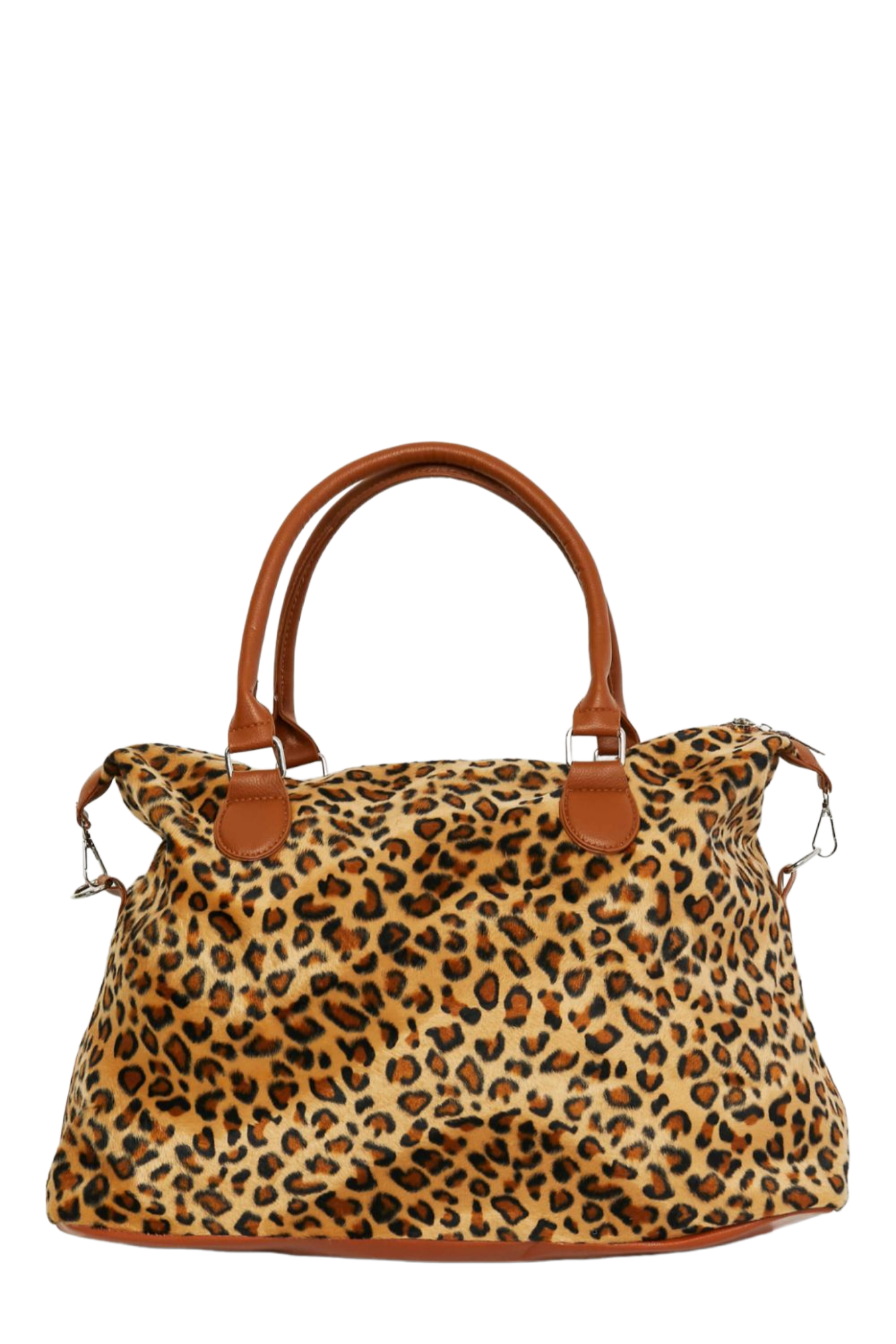 Animal Print Brushed Weekender Bag