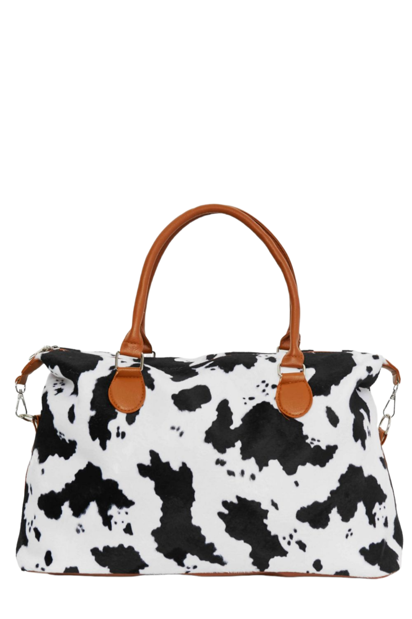 Animal Print Brushed Weekender Bag