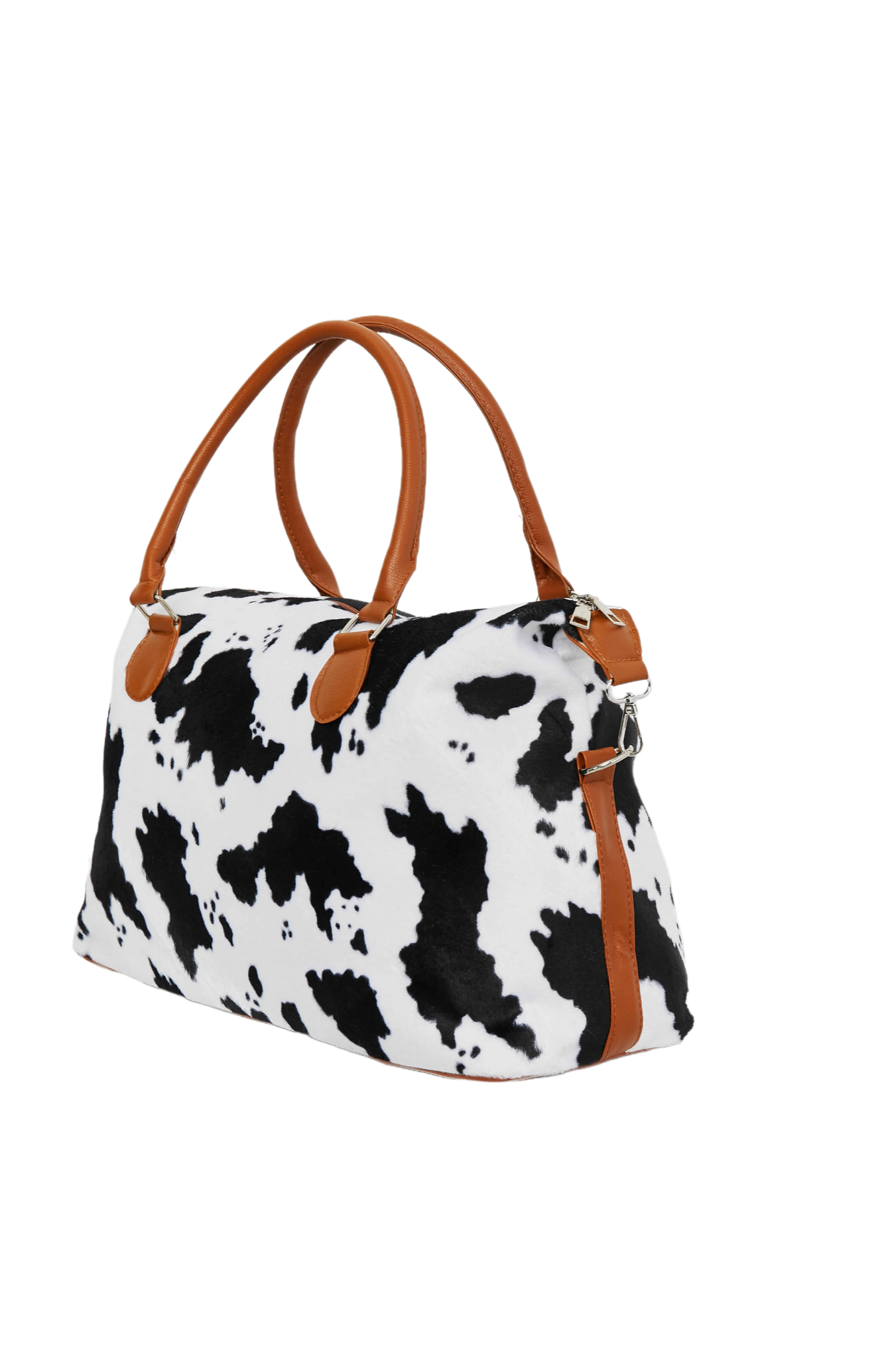 Animal Print Brushed Weekender Bag