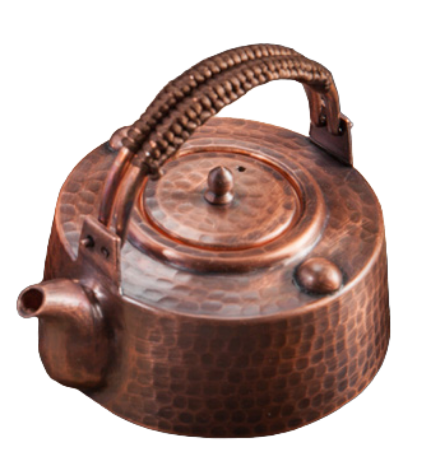 Handmade Thickened Copper Kettle Retro Copper Kettle Purple Copper Teapot