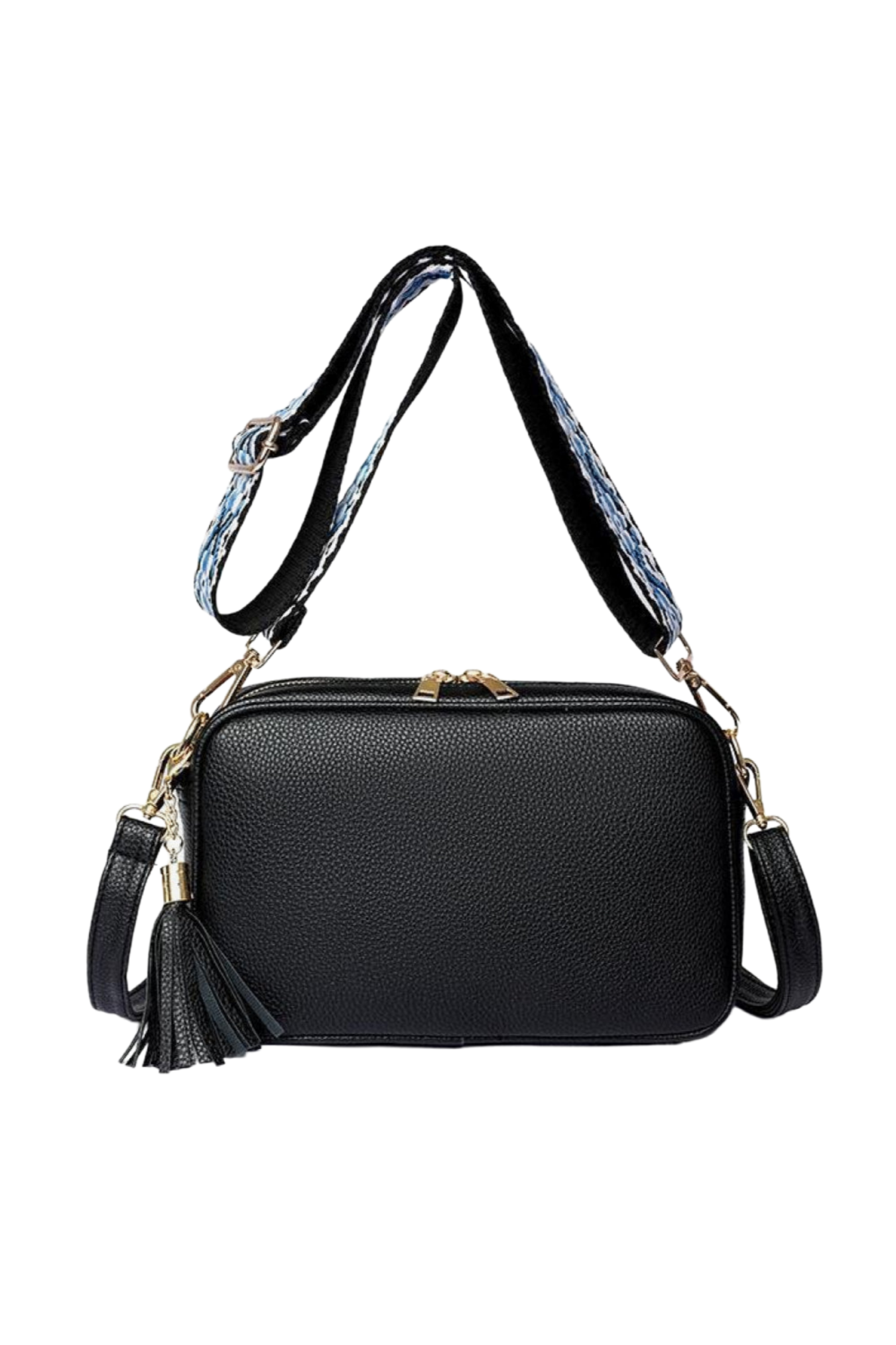 Leather Tassel Crossbody Bag