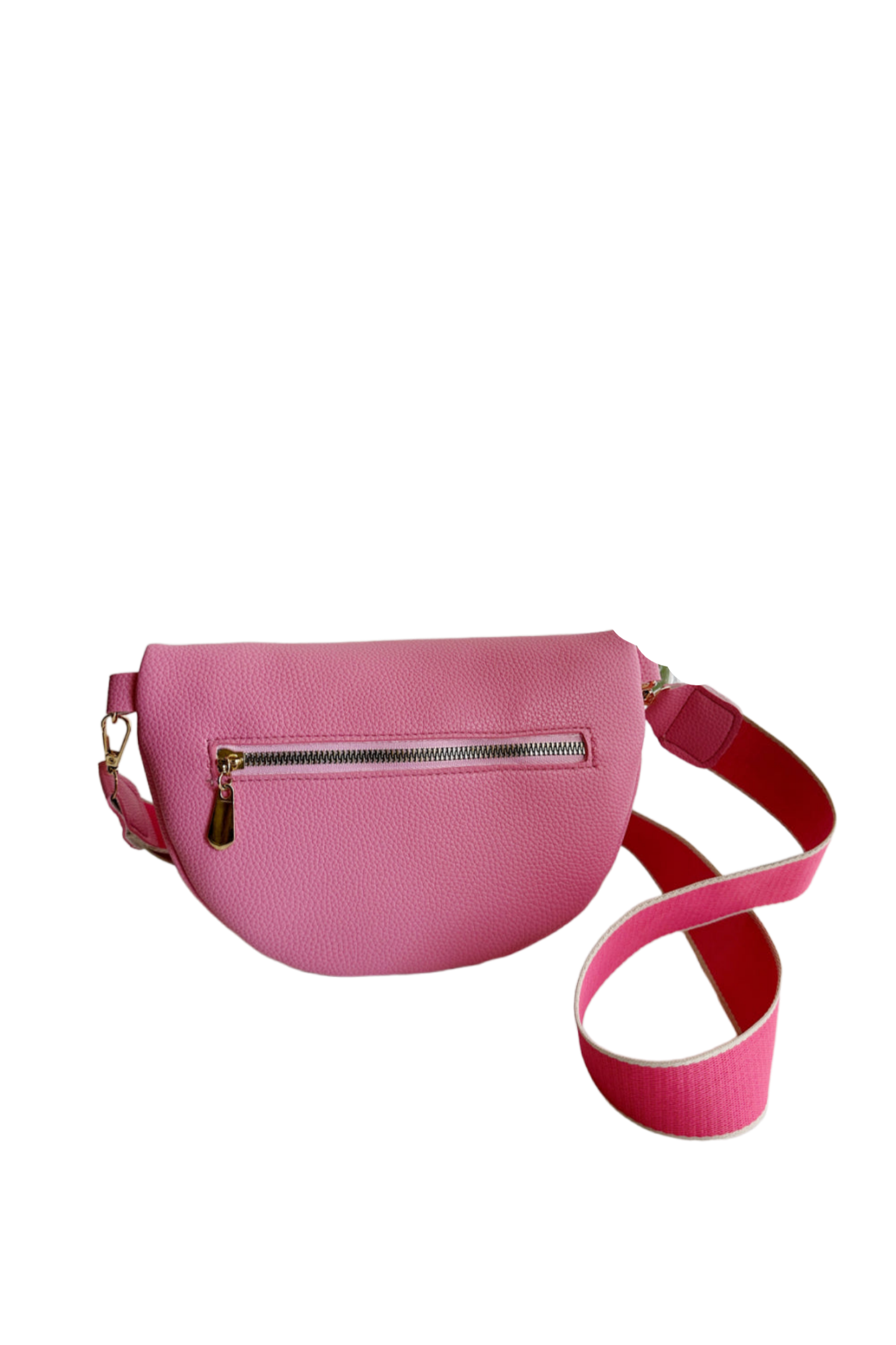 Leather Multi Zipper Shoulder Bag