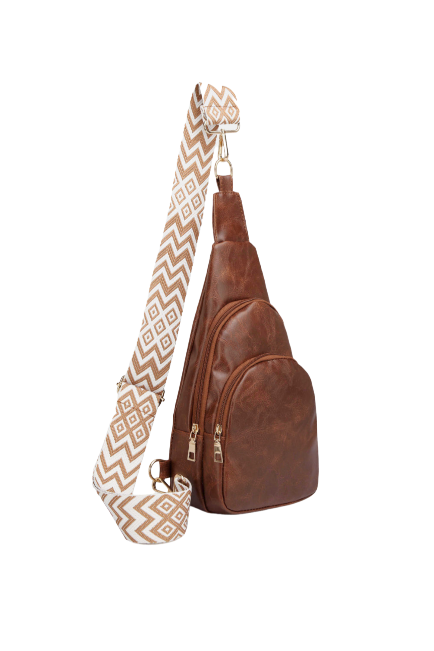 PU Leather Sling Bag