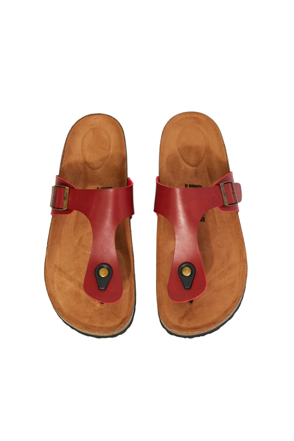 MMShoes Drift Away T-Strap Flip-Flop in Wine
