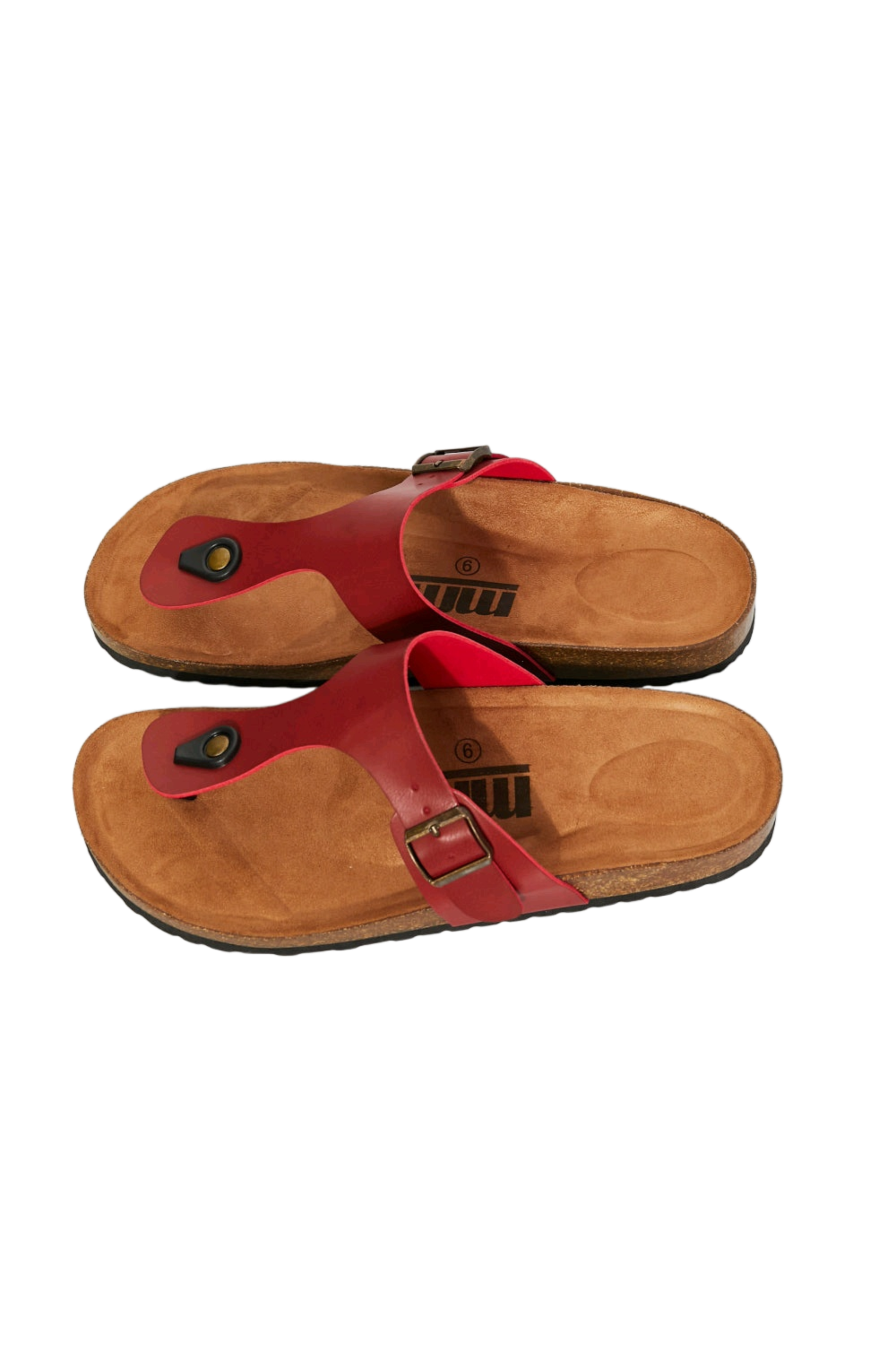 MMShoes Drift Away T-Strap Flip-Flop in Wine