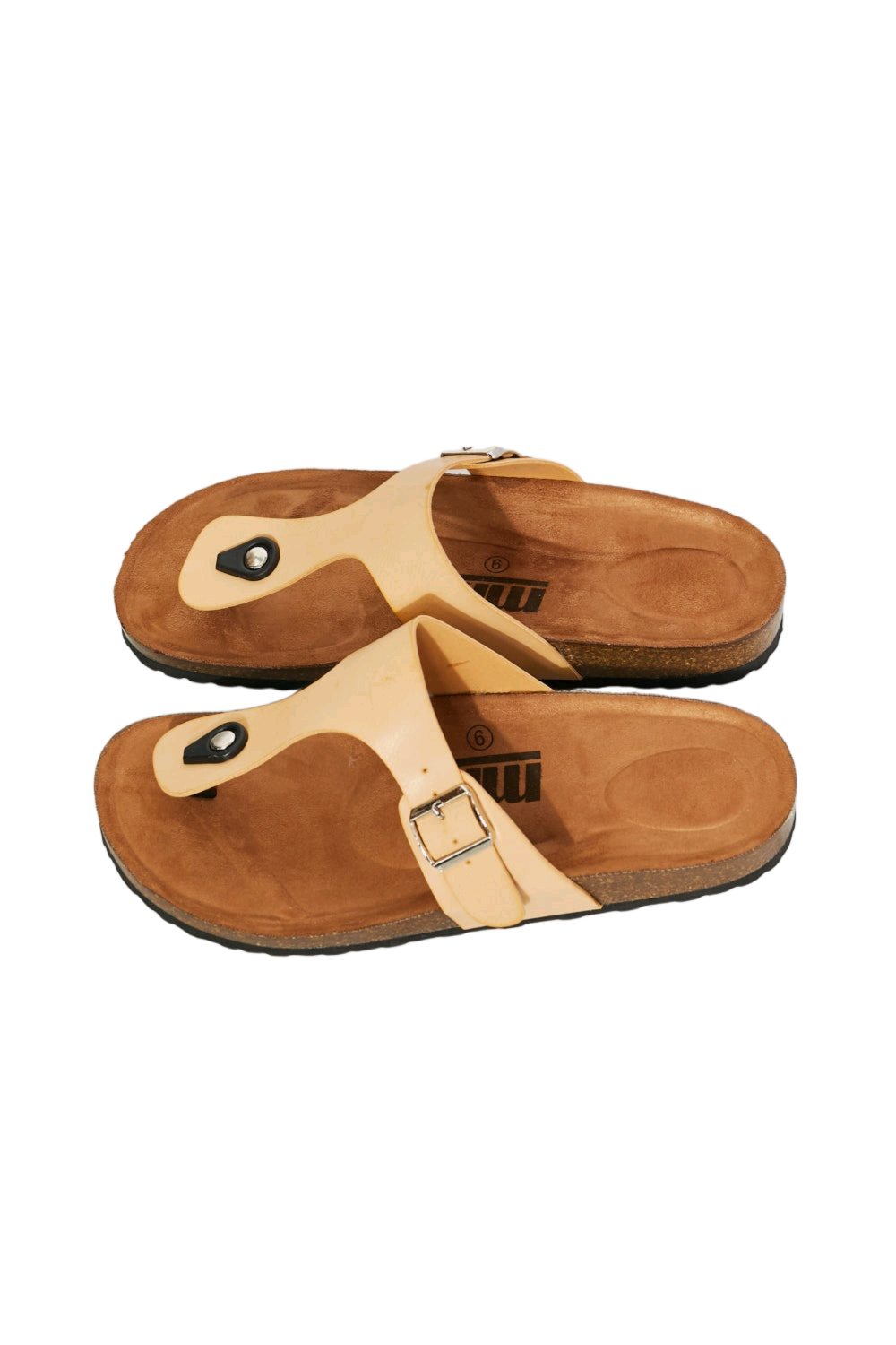 MMShoes Drift Away T-Strap Flip-Flop in Sand