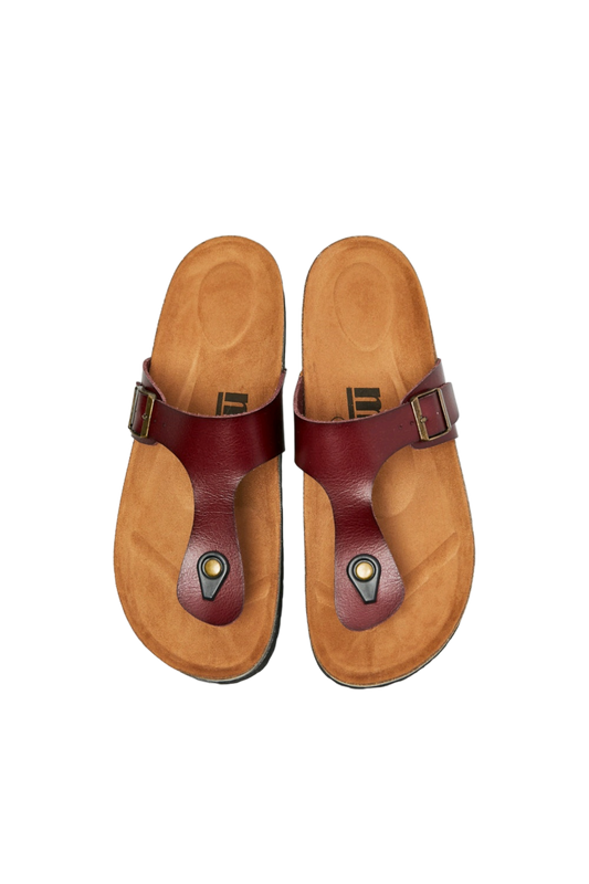 MMShoes Drift Away T-Strap Flip-Flop in Brown