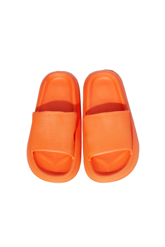 MMShoes Arms Around Me Open Toe Slide in Orange