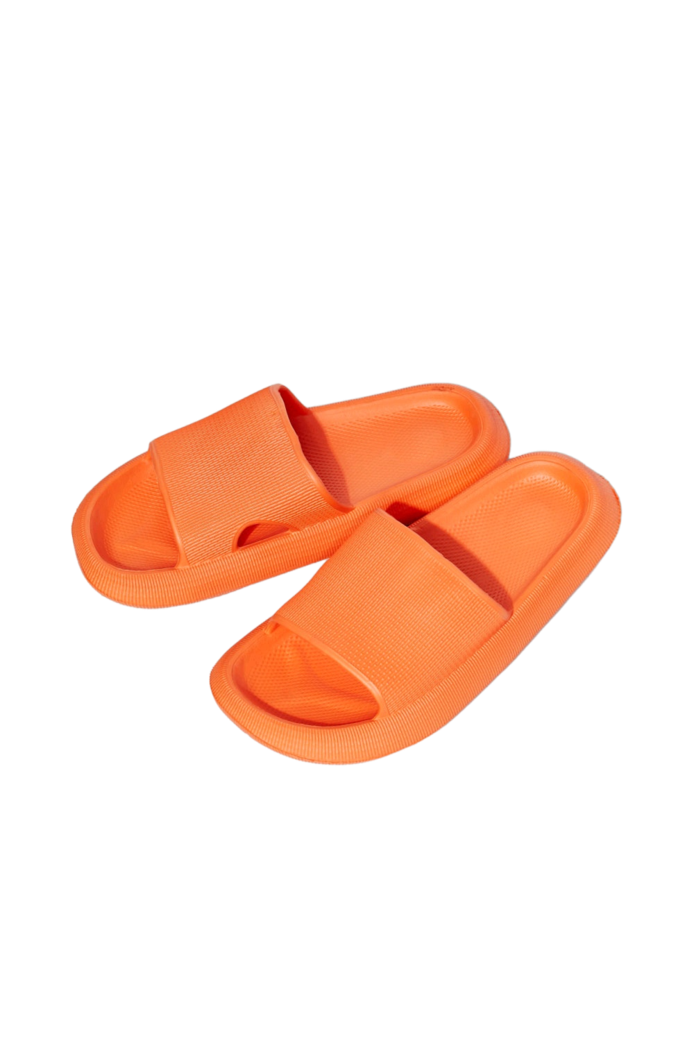 MMShoes Arms Around Me Open Toe Slide in Orange