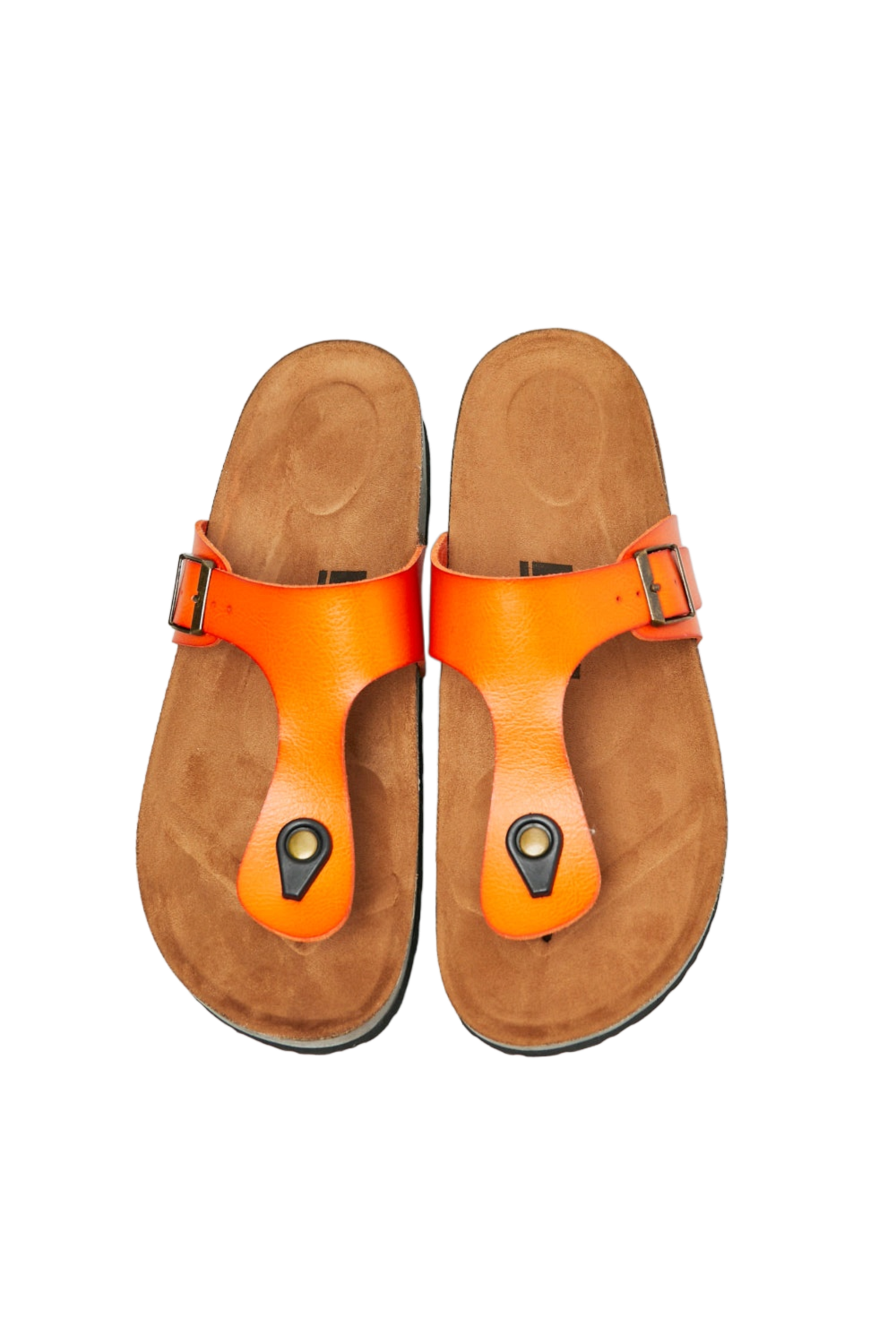 MMShoes Drift Away T-Strap Flip-Flop in Orange