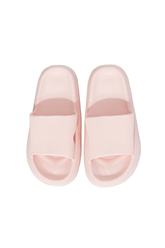 MMShoes Arms Around Me Open Toe Slide in Pink