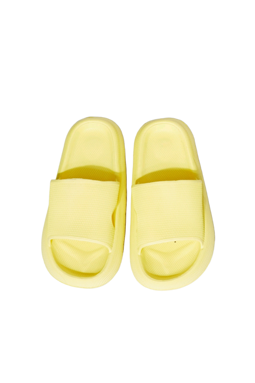 MMShoes Arms Around Me Open Toe Slide in Yellow
