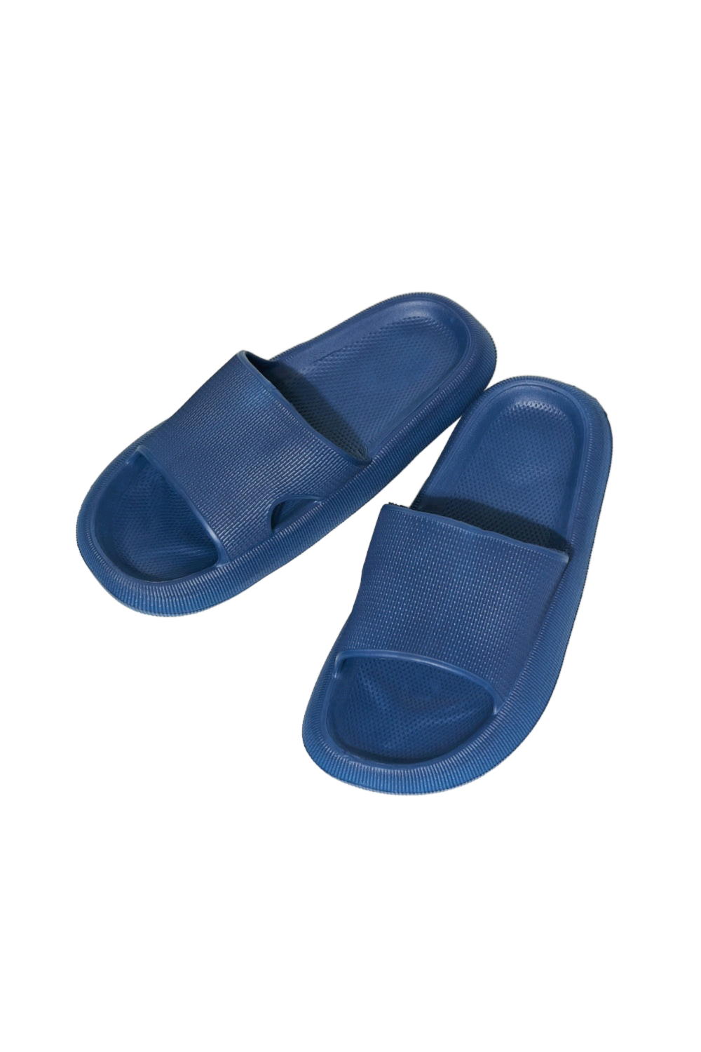 MMShoes Arms Around Me Open Toe Slide in Navy