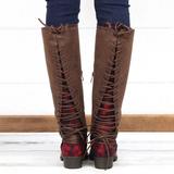 Lace-up women's boots