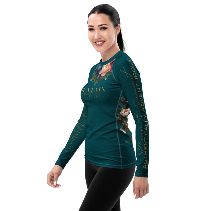 Exclusive Print Design Women's Rash Guard