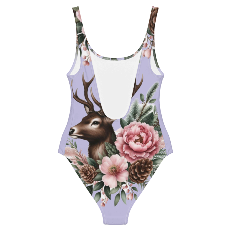 Lavender One-Piece Swimsuit