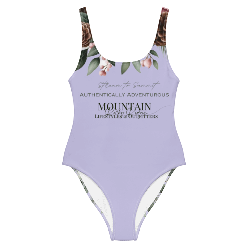 Lavender One-Piece Swimsuit