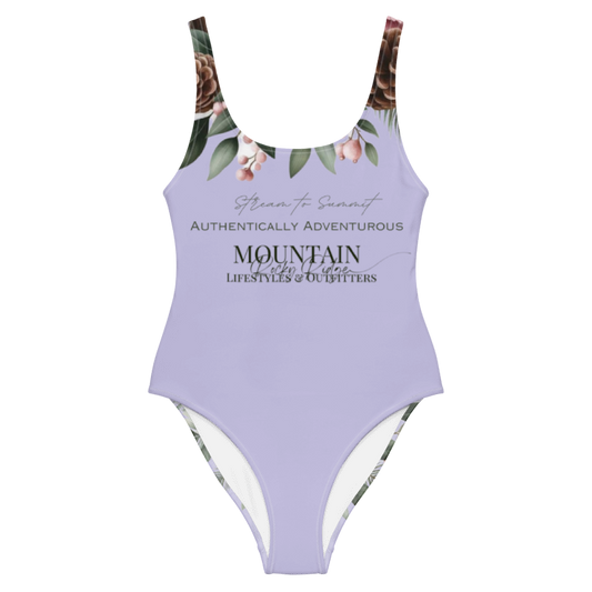 Lavender One-Piece Swimsuit