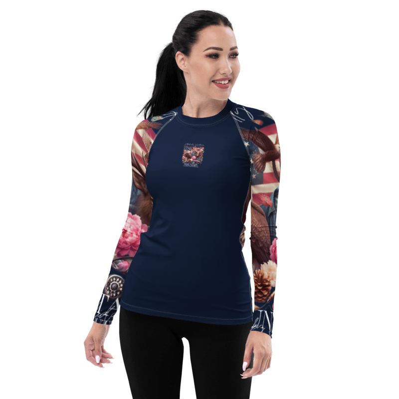 Women's Rash Guard Exclusive Love Life Live Outdoors MRRL&O Print Designs